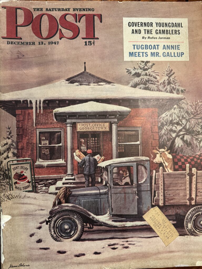 post office on post cover