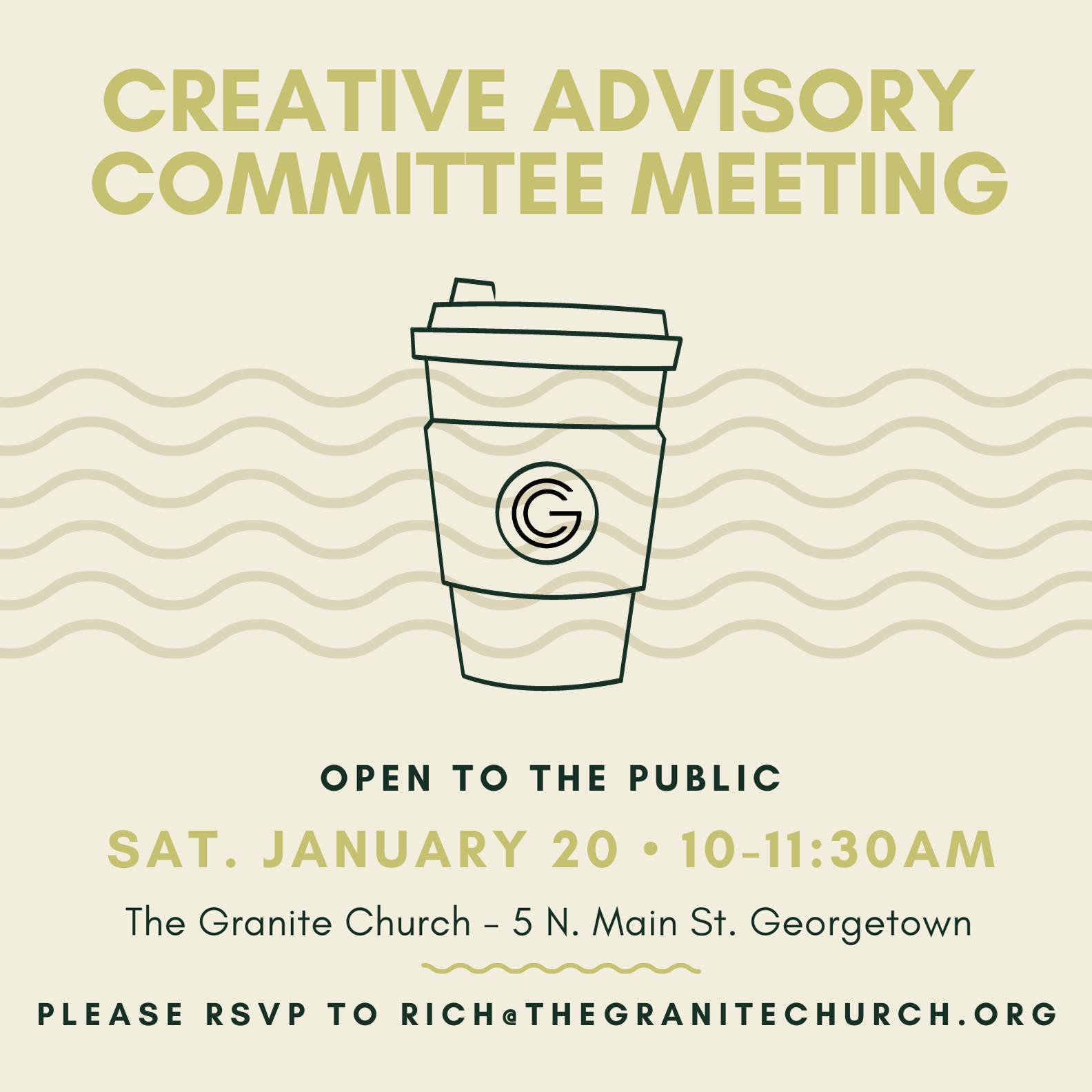 Creative Advisory Committee Jan 20