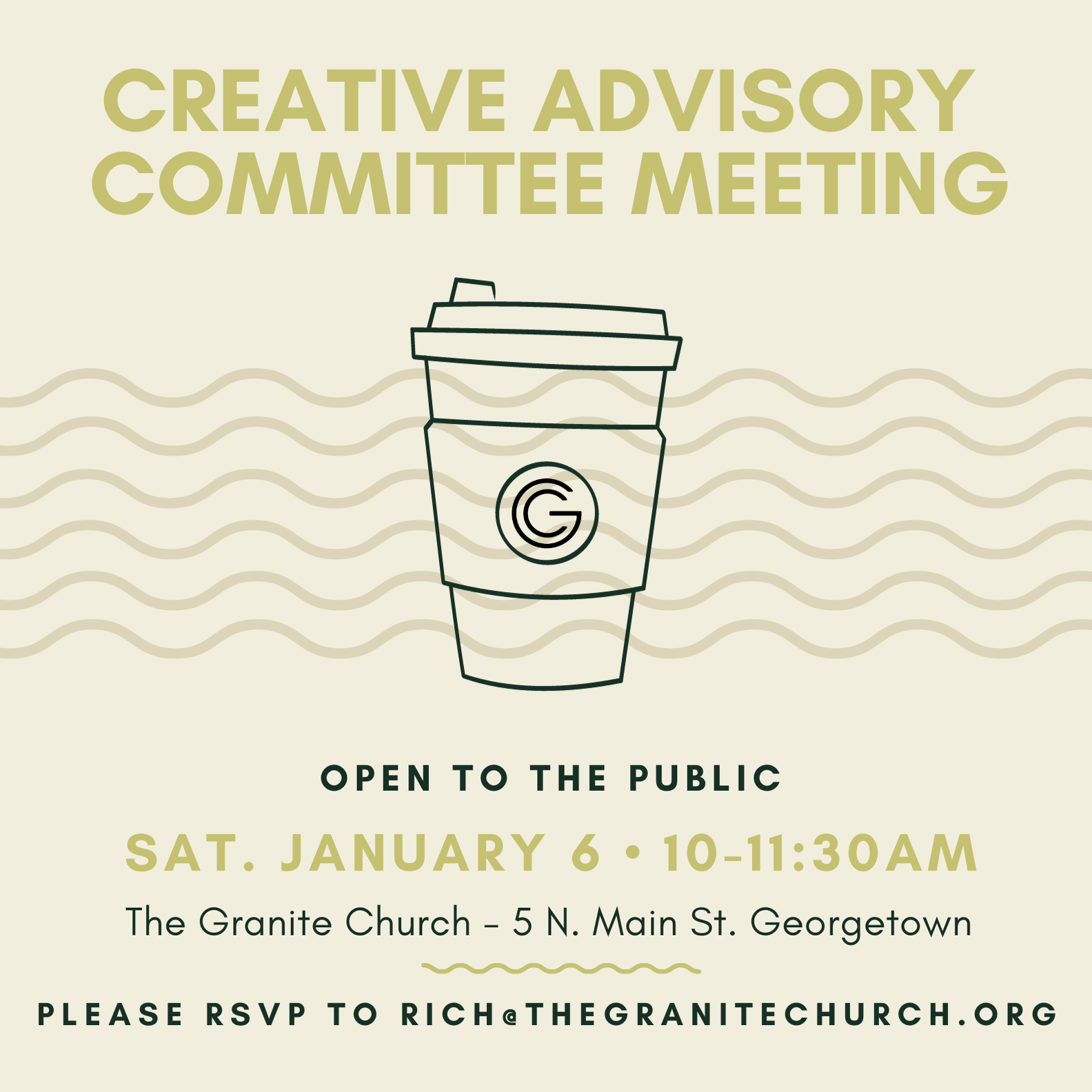 Creative Advisory Committee Meeting