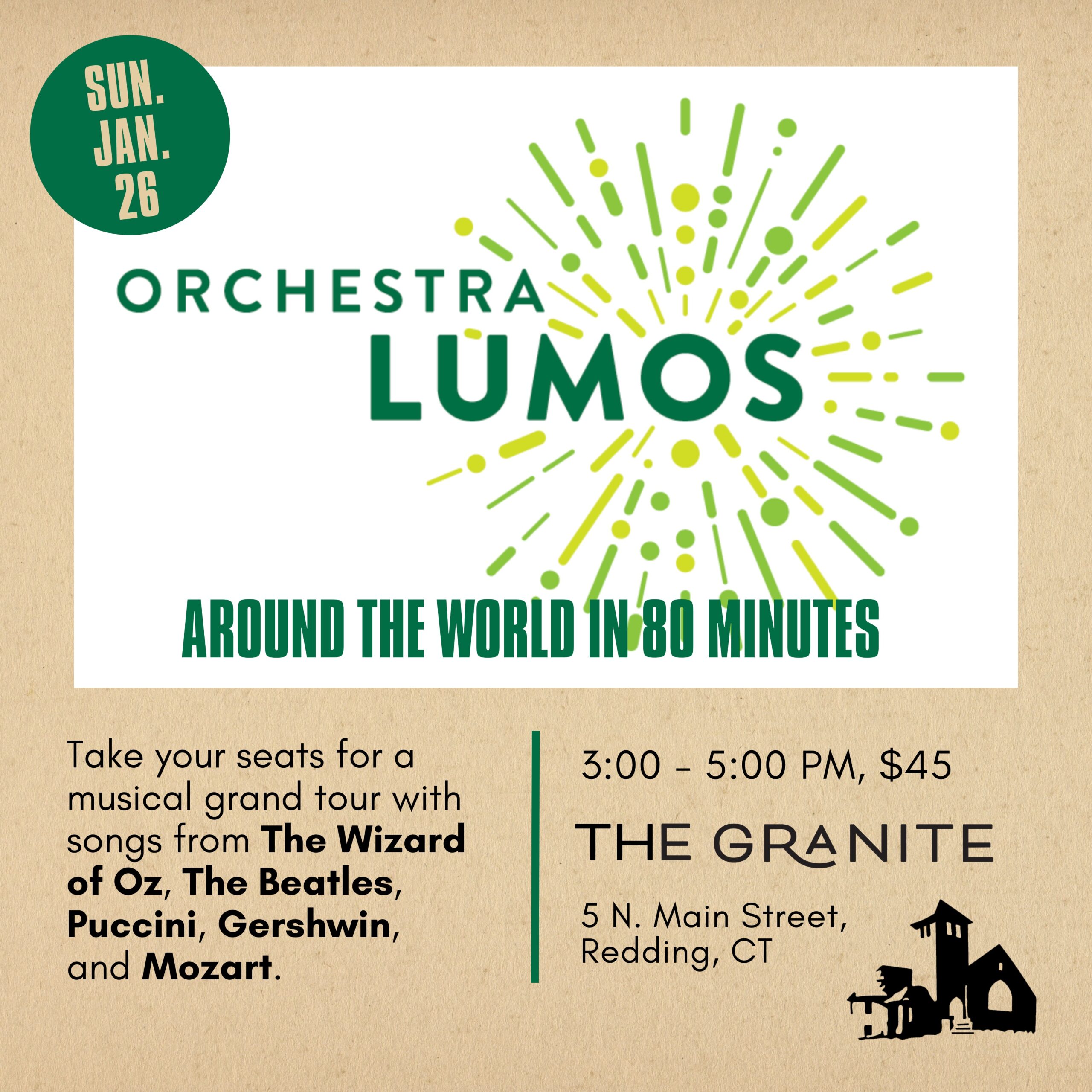 Orchestra Lumos on Jan 26