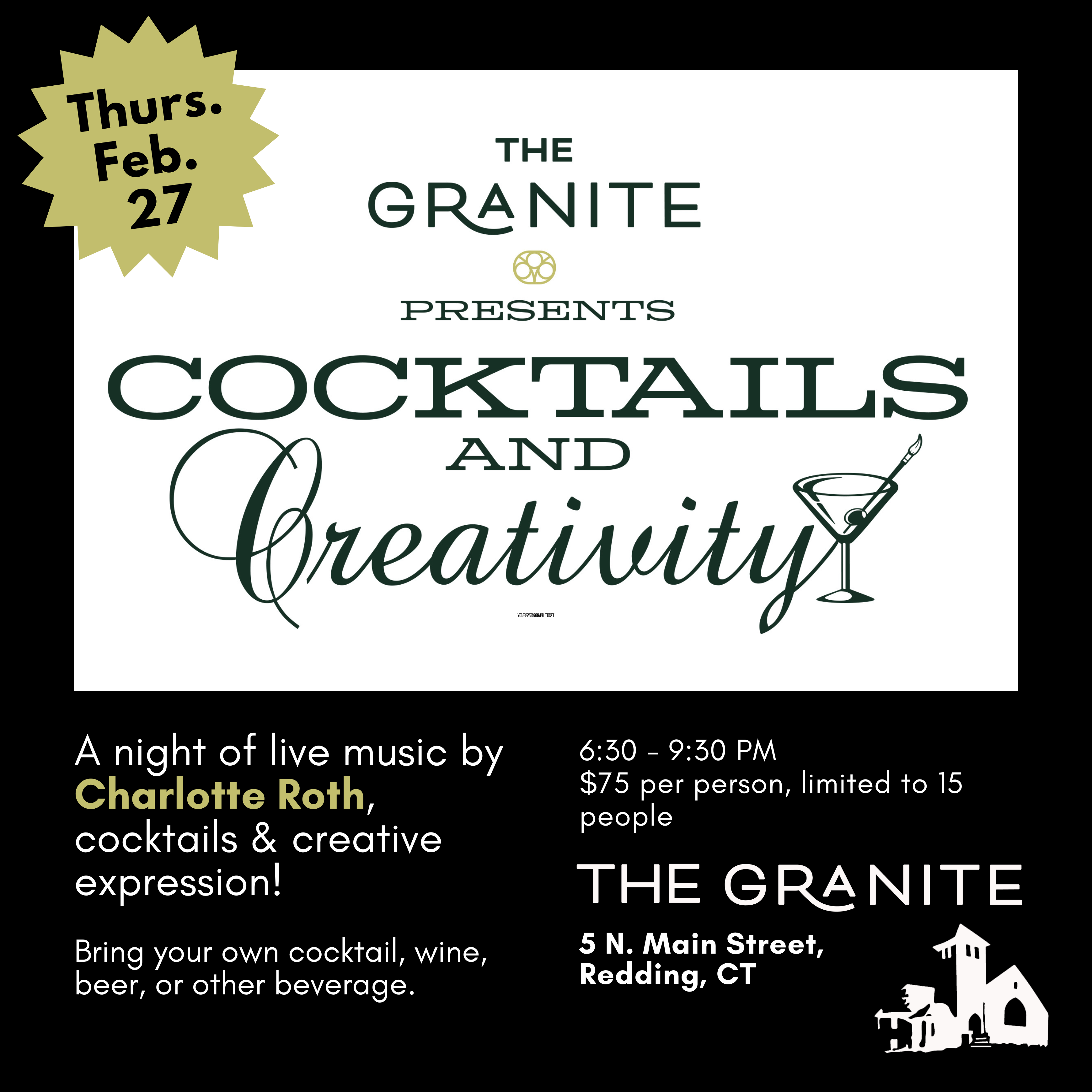 Cocktails and Creativity, Feb 27 2025