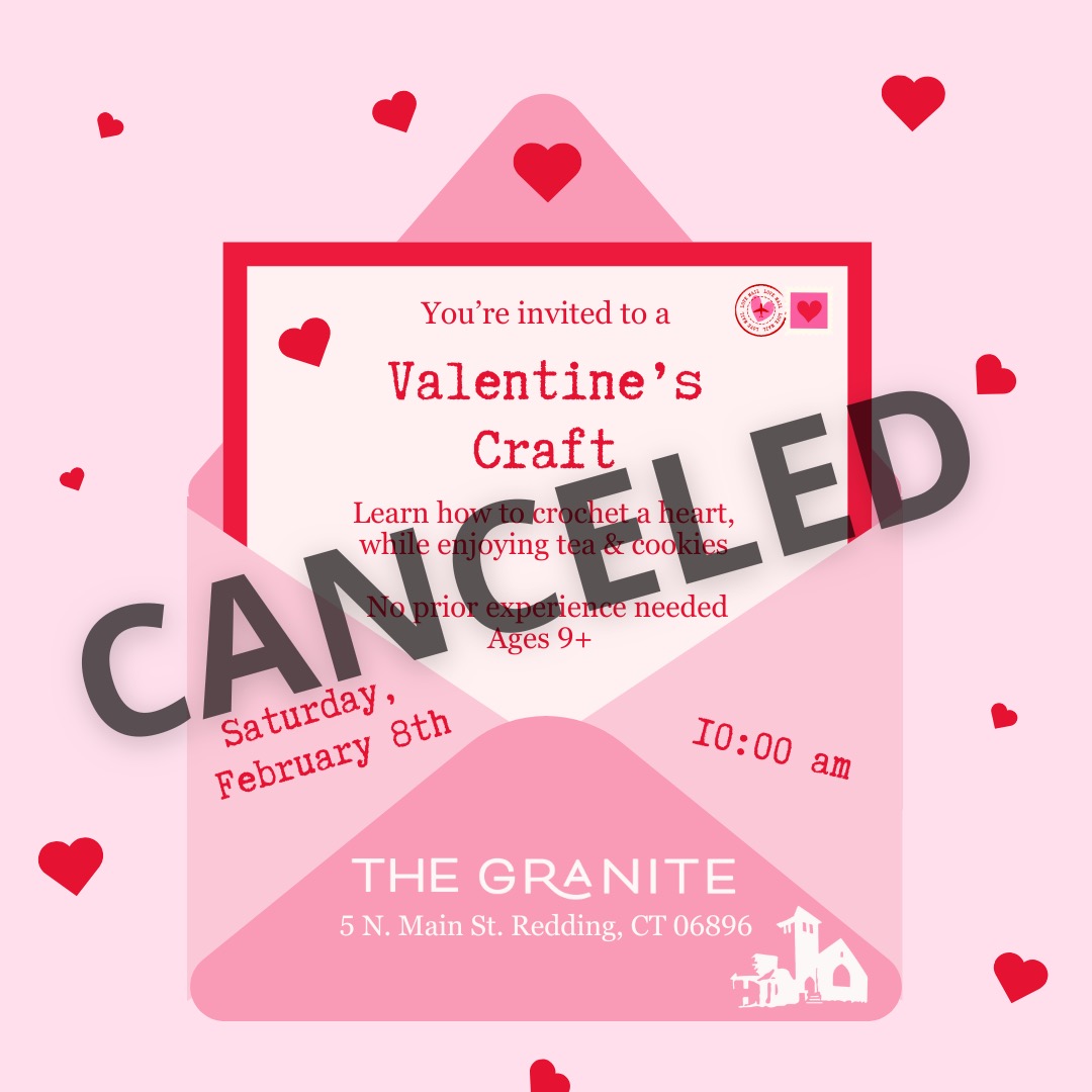 Valentine's Craft Event Canceled