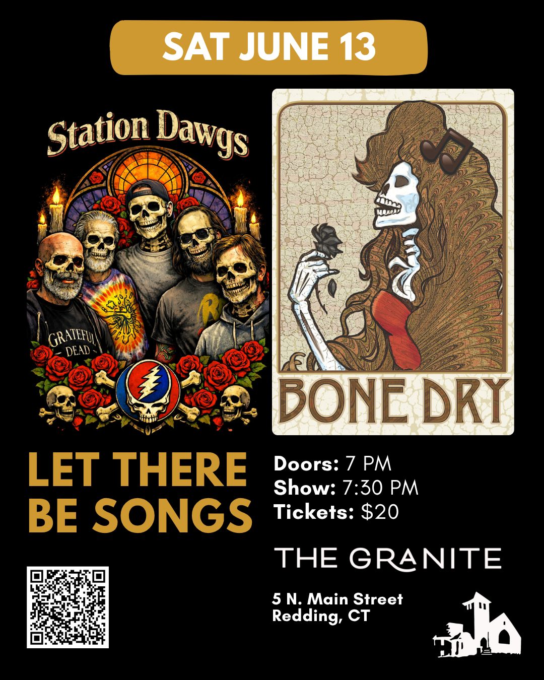 Let There Be Songs: Station Dawgs and Bone Dry event on June 13