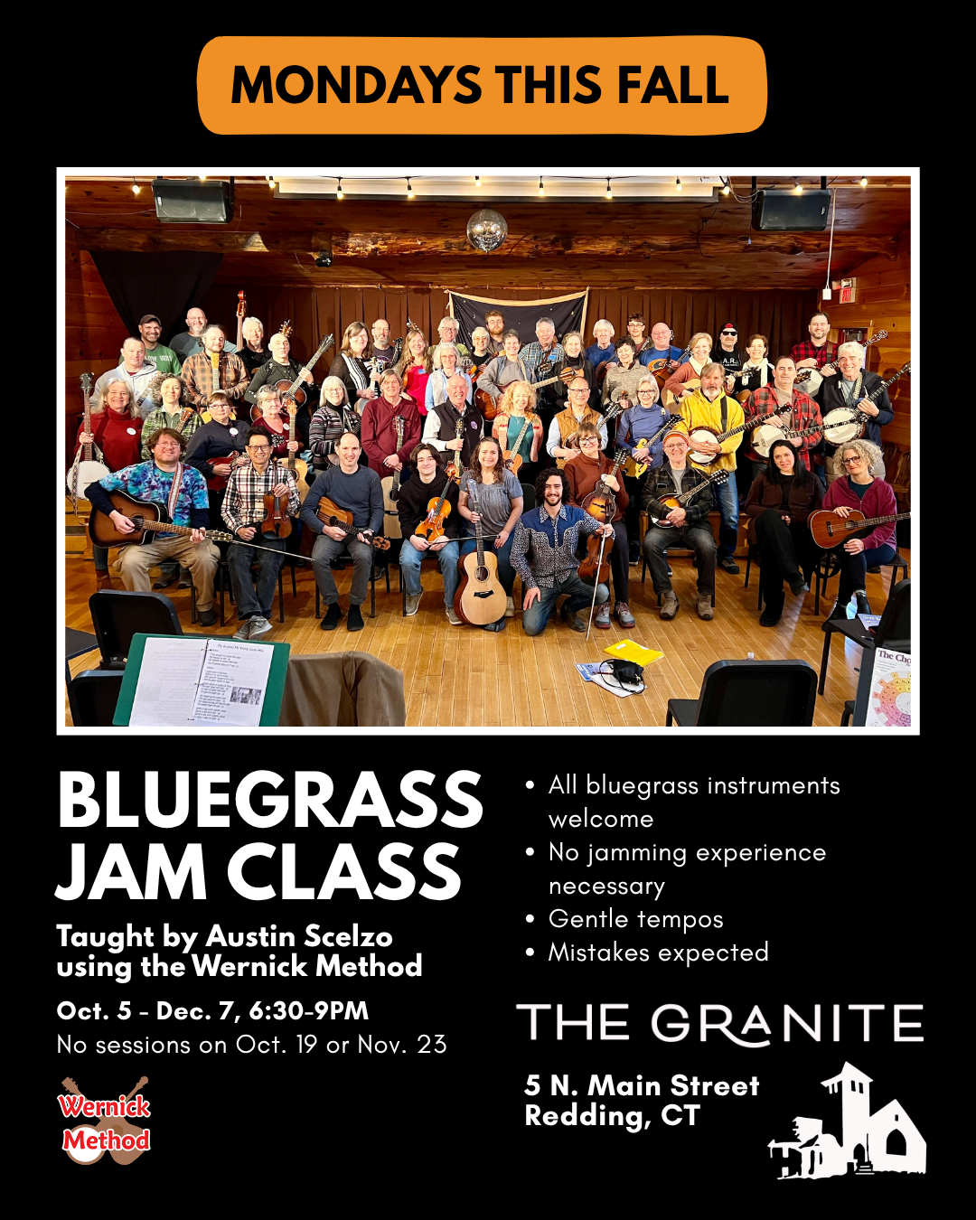 Bluegrass Jam Class Fall 2026