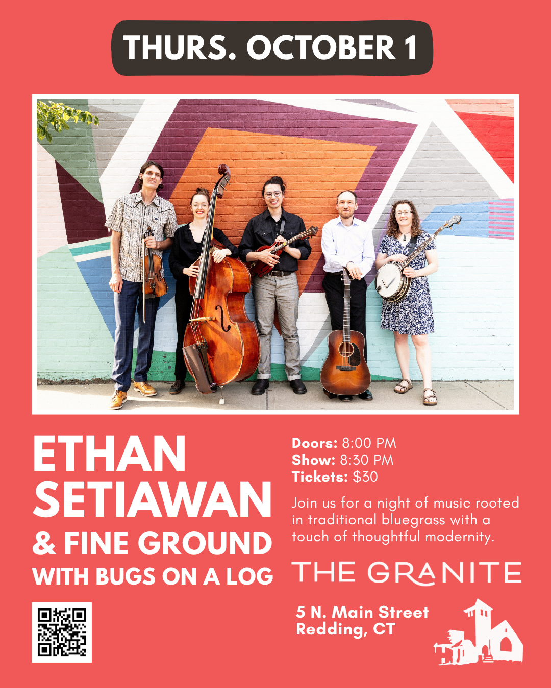 Oct 1 Ethan Setiawan and Fine Ground with Bugs on a Log