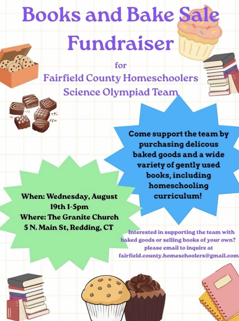 Books and Bake Sale Fundraiser